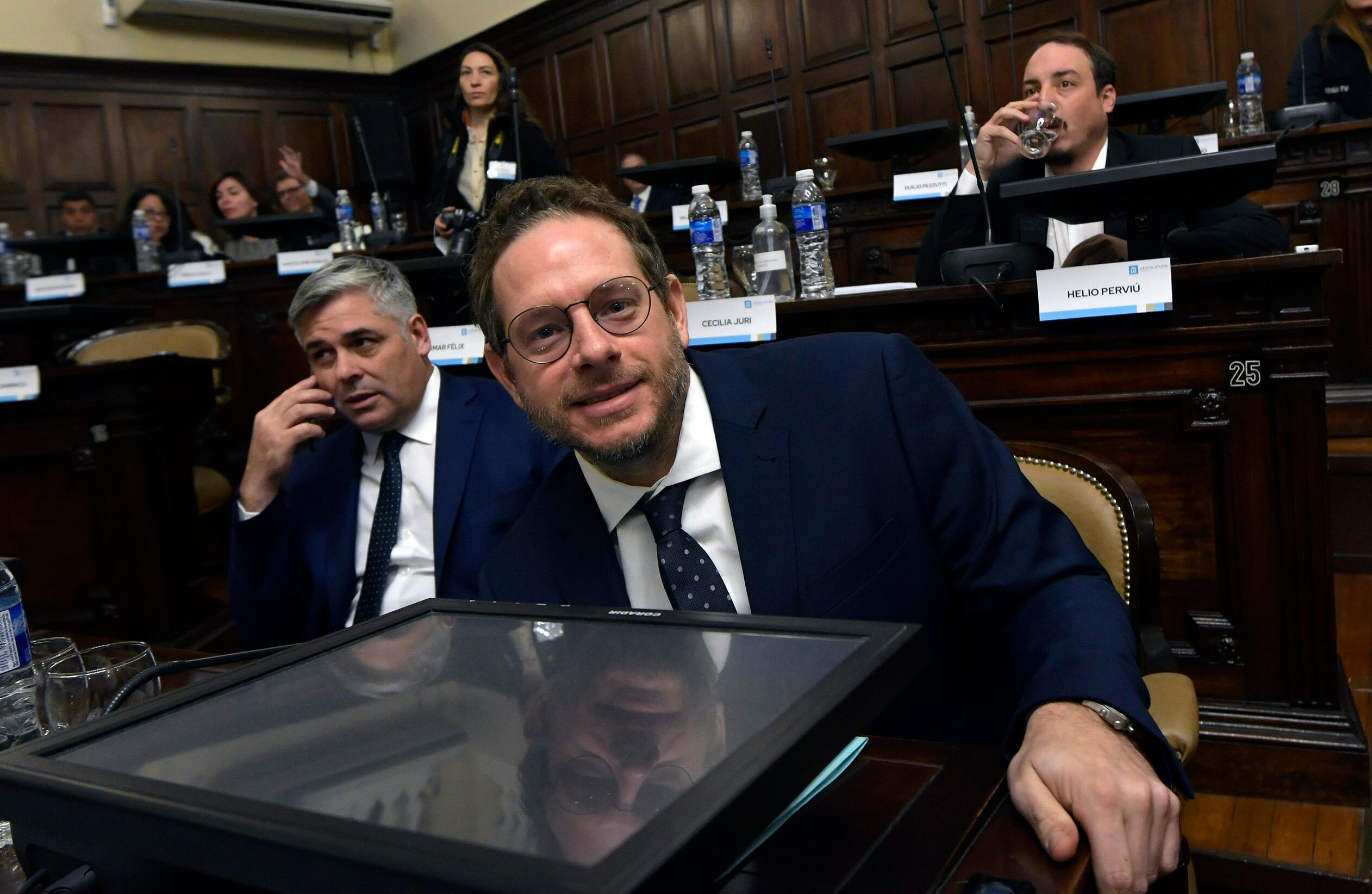 El senador provincial, Lucas Ilardo.
Foto:  Orlando Pelichotti / Los Andes