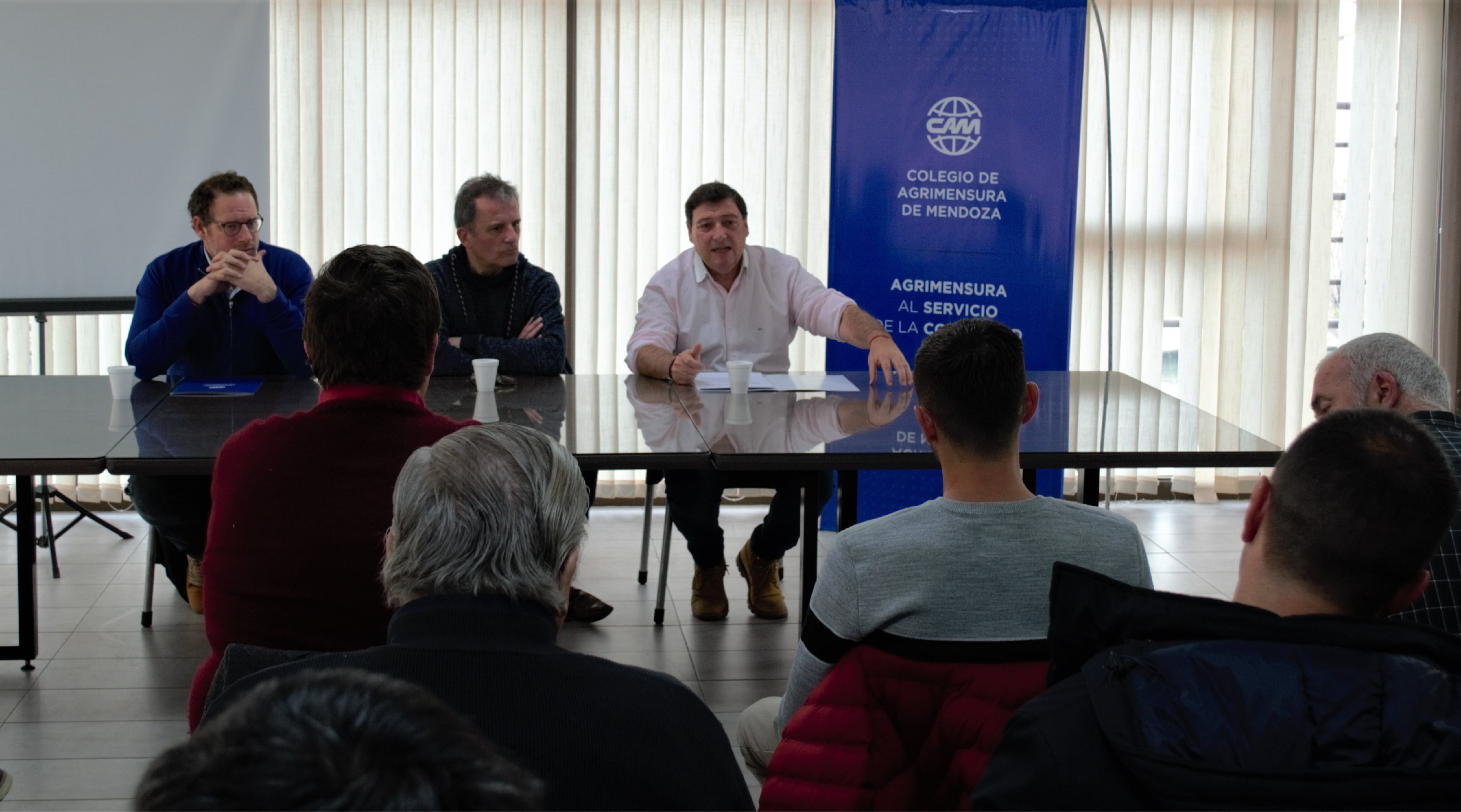 La visita de Omar Parisi y Lucas Ilardo.