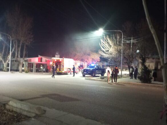 Incendio en la cocina de una vivienda en Tunuyán tras la explosión de una garrafa. Foto: Gentileza / El Cuco Digital