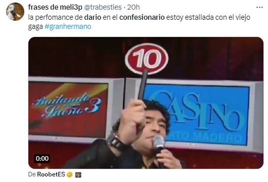 Los memes del divertido momento de Darío en Gran Hermano