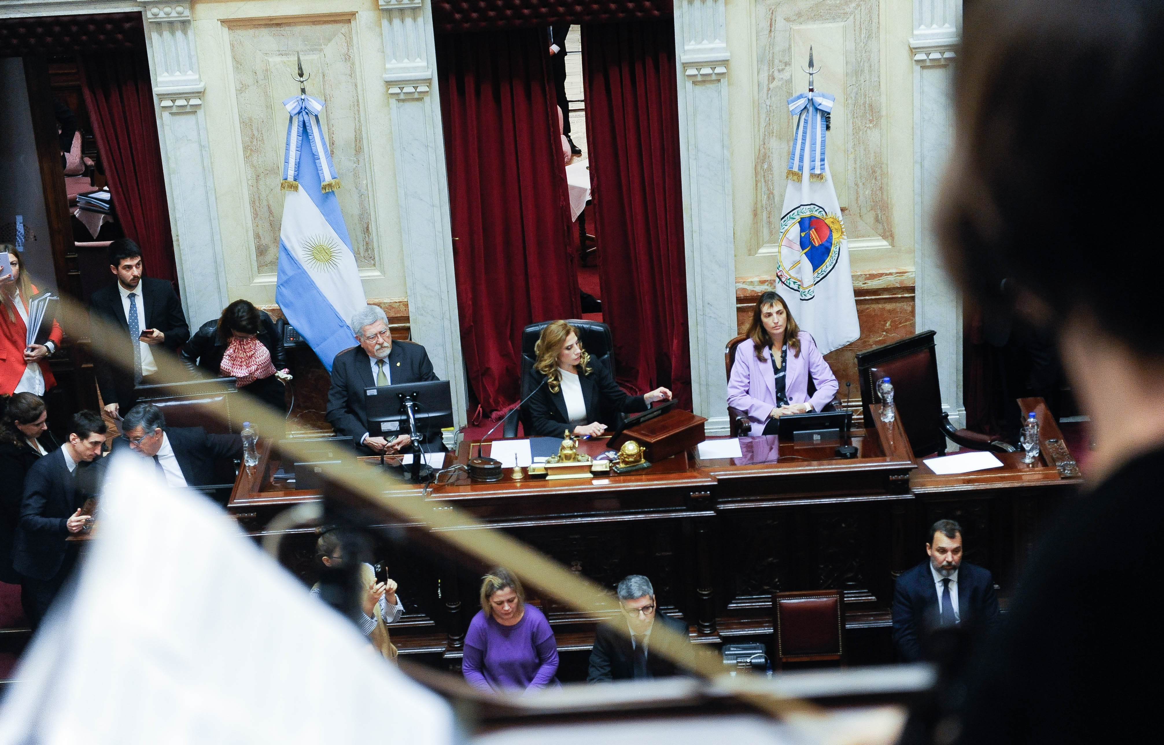 Sesión en el Senado de la nación sin quorum para tratar pliegos judiciales . 
Congreso
Foto Federico Lopez Claro