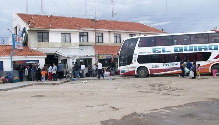 Terminal de La Quiaca, lugar donde el hombre fue detenido - 