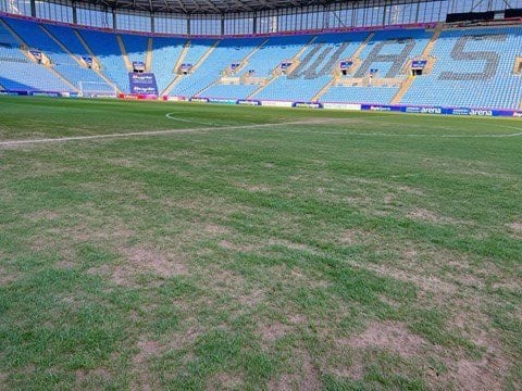 El estado de la cancha del Coventry City