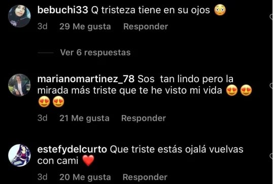 Los fans de Mariano Martínez mostraron su preocupación por el actor.