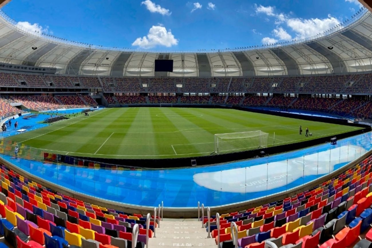 El estadio Madre de Ciudades será el escenario de la final de la Copa de la Liga, entre Vélez Sarsfield y Estudiantes de La Plata. (Prensa Copa Argentina)