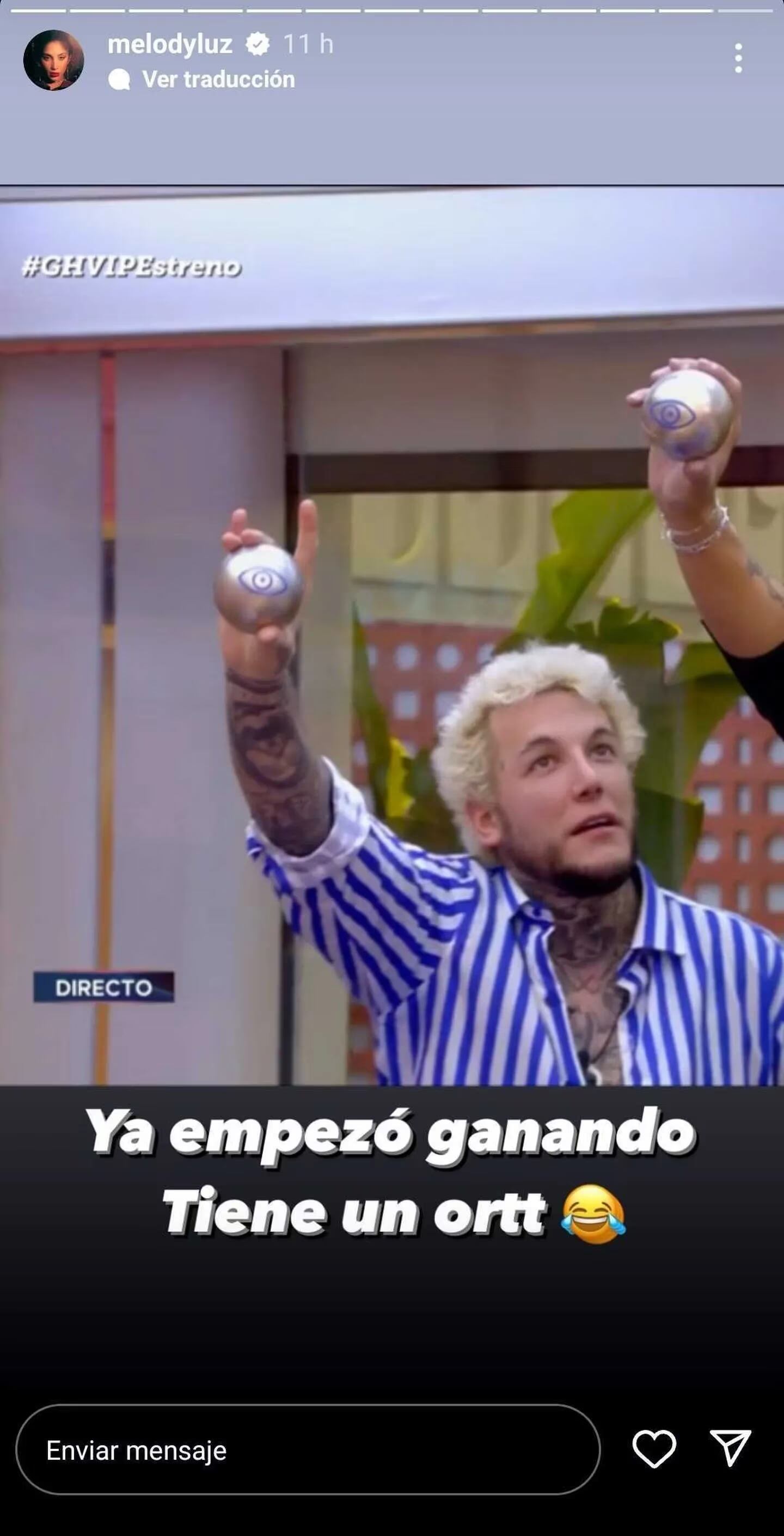 Alex Caniggia tuvo un fuerte cruce con una de sus compañeras.