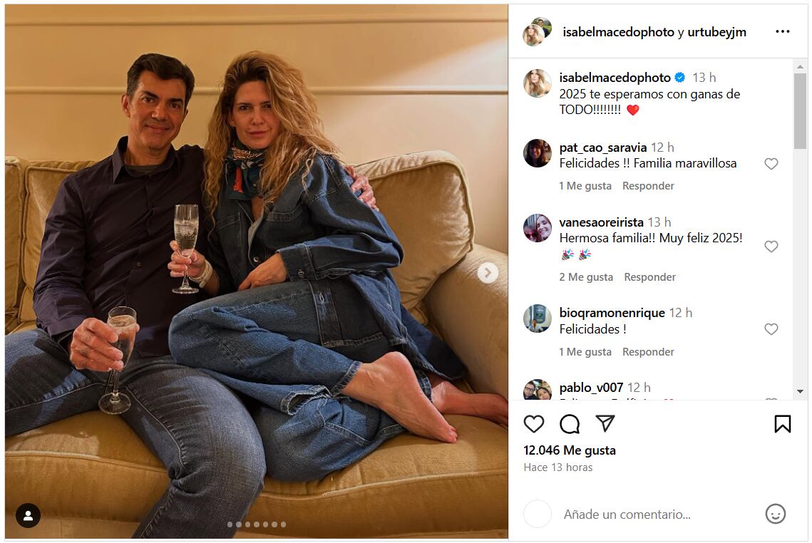 La foto que compartió Isabel Macedo