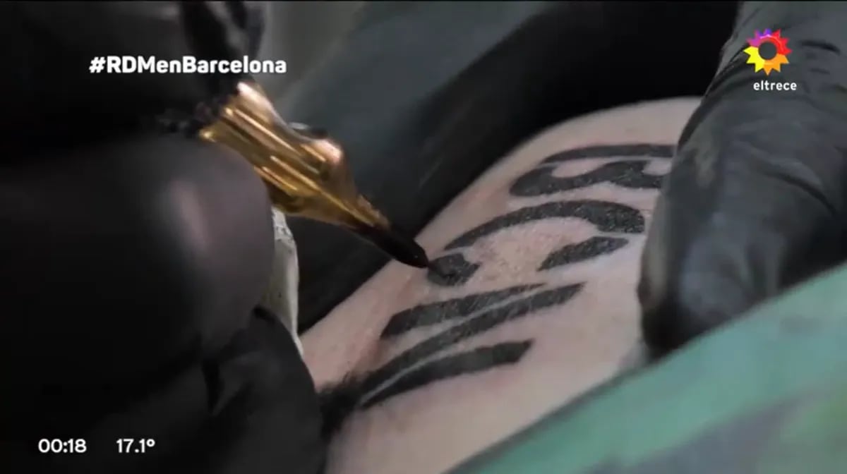 Así quedó el nuevo tattoo de Bal