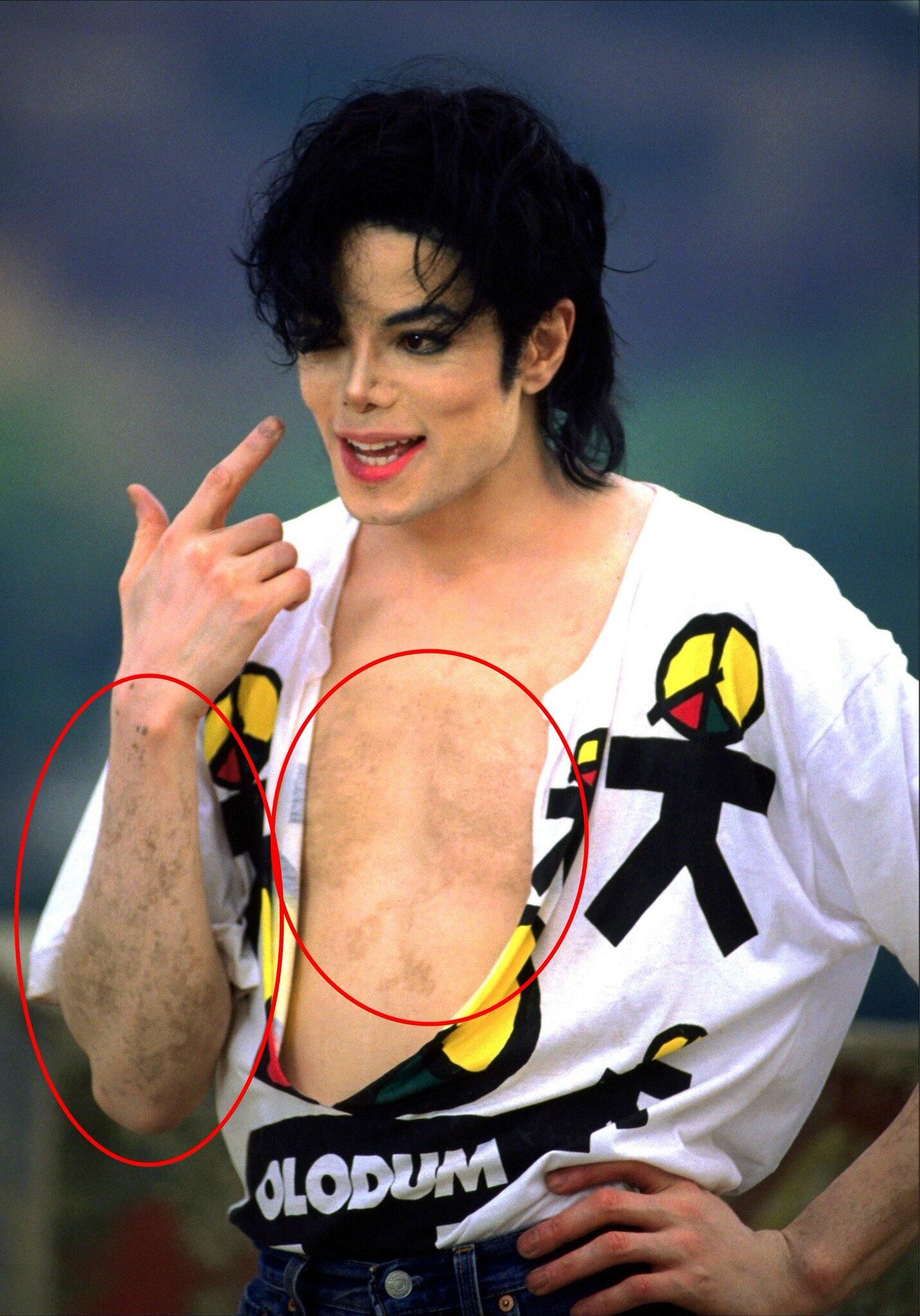 Michael Jackson en 1996 cuando grabó They Don't Care About Us en Brasil - Archivo web