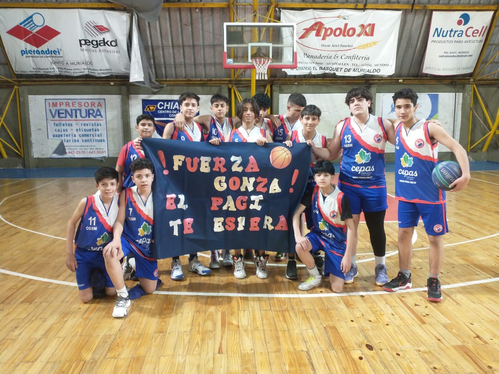 Jugadores de básquet del Club Pacífico. Foto: gentileza