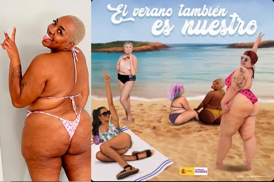 La campaña apostaba por un verano “sin estereotipos” ni “violencia estética”. Foto: Web