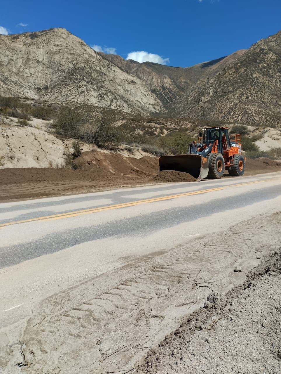 Alud en la ruta 7: cómo fue el operativo, cómo está hoy el tránsito y qué dice la nueva alerta. Foto: Gentileza Vialidad Nacional