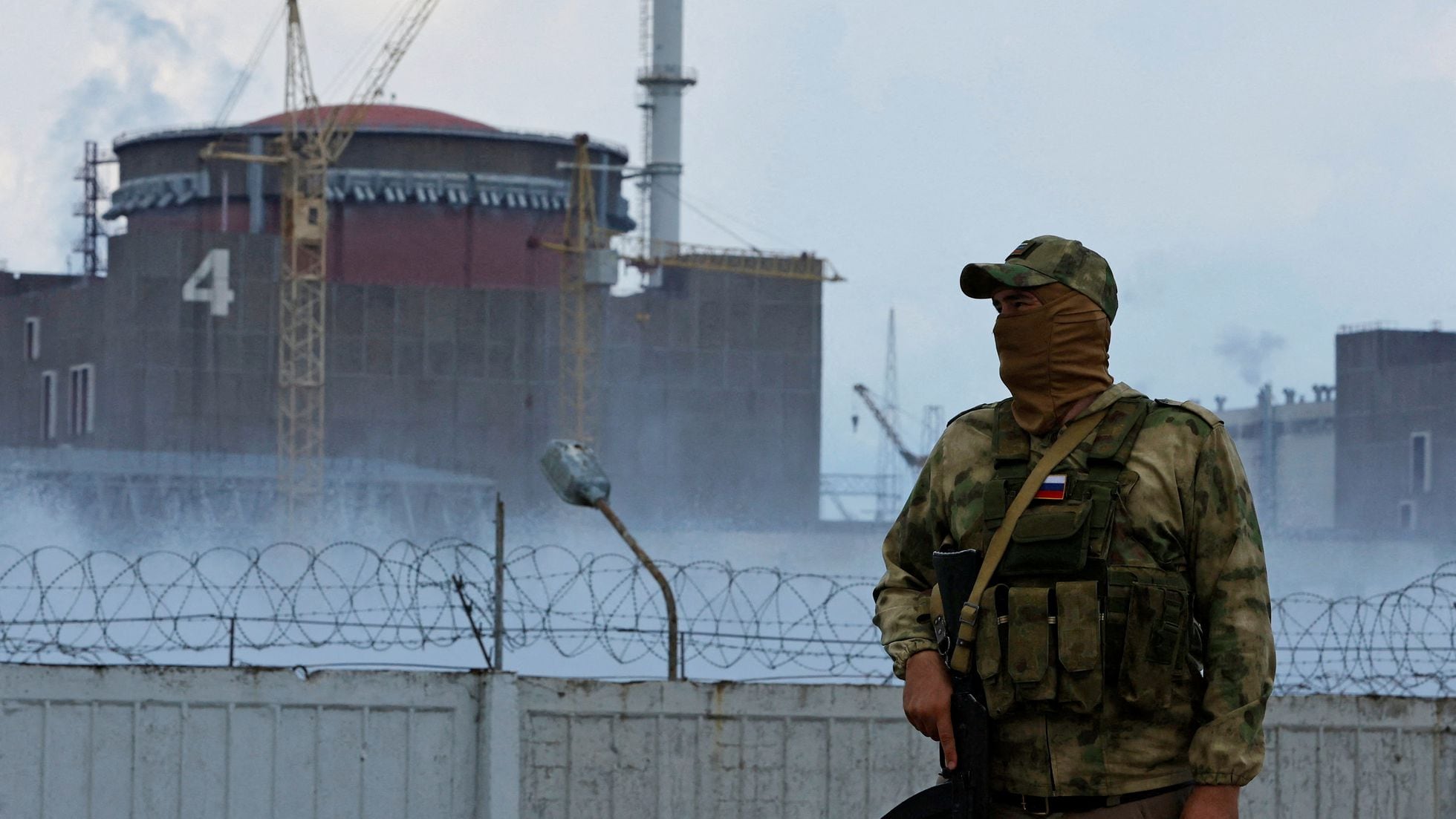 Central nuclear de Zaporiyia, custodiada y controlada por tropas rusas. Foto: Archivo / Los Andes