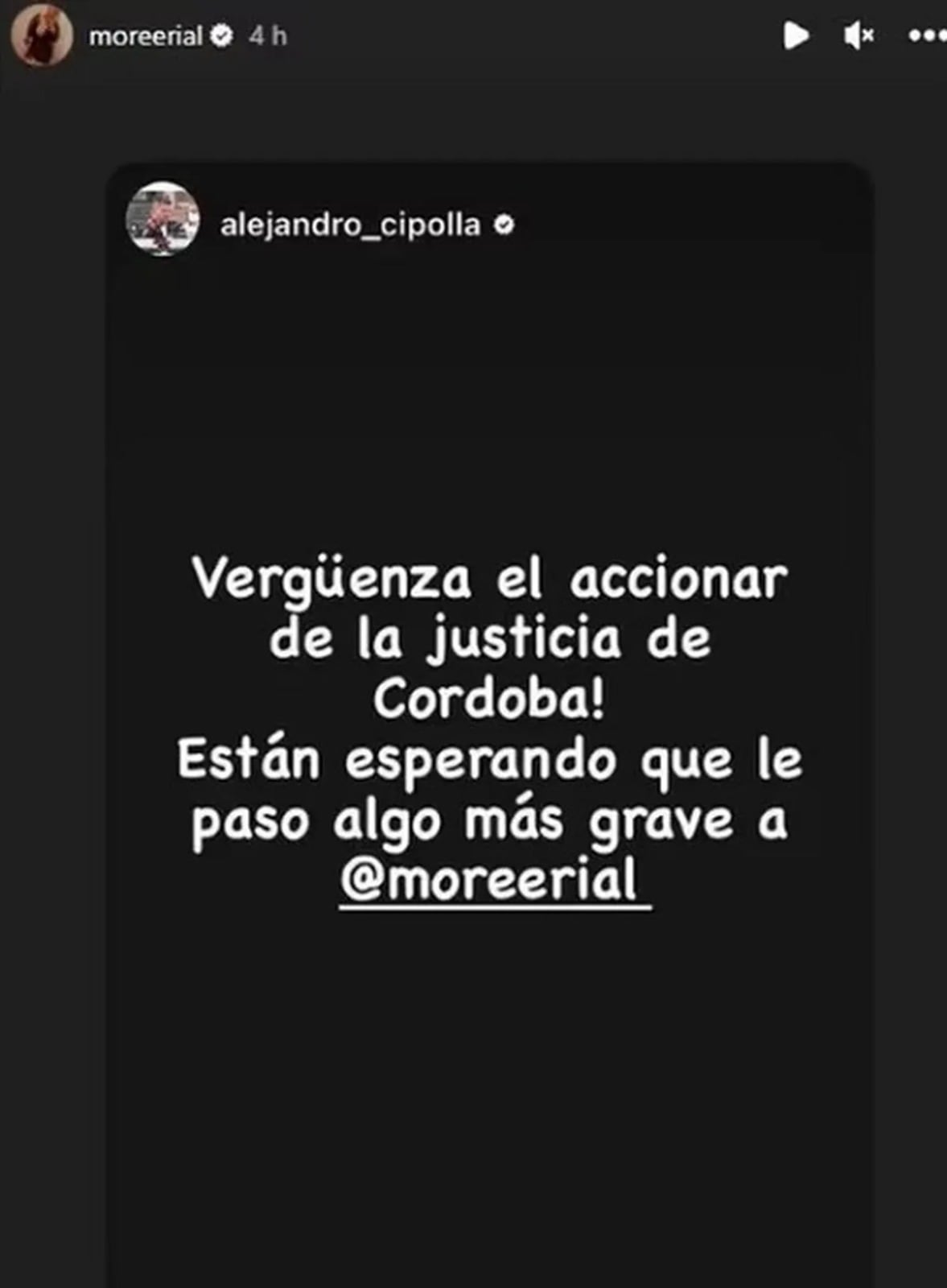 Morena Rial y su ex, Facundo Ambrosioni, enfrentados.