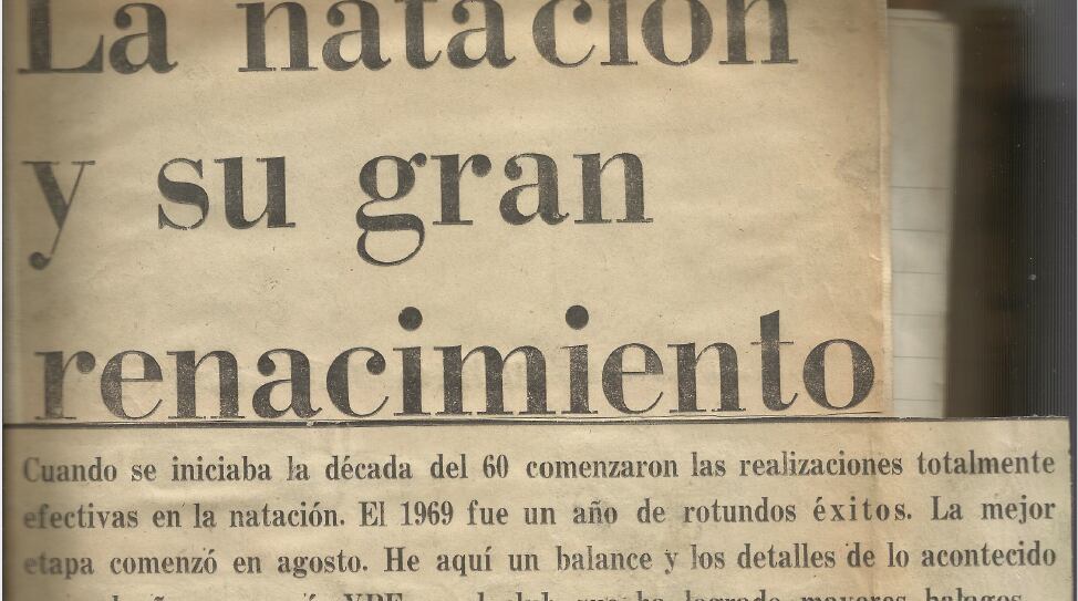 La natación de YPF y su gran crecimiento. / Gentileza.