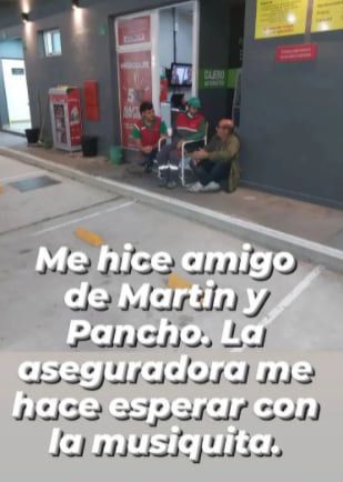 Campi compartió su experiencia en Instagram.