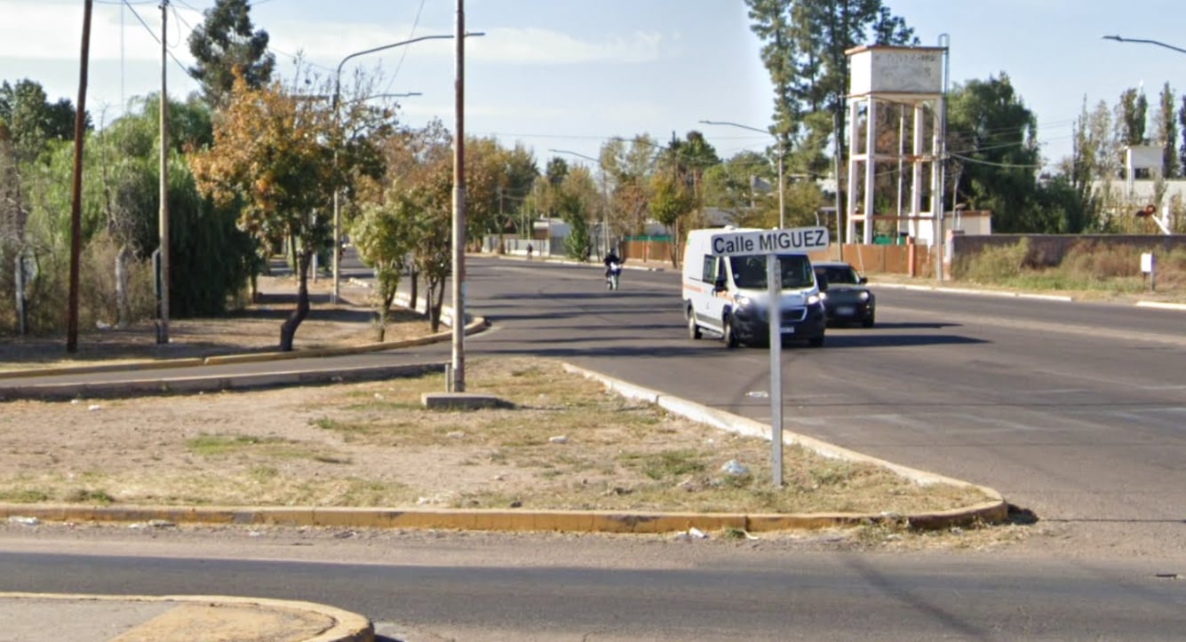 Calle Miguez, San Martín, Mendoza.