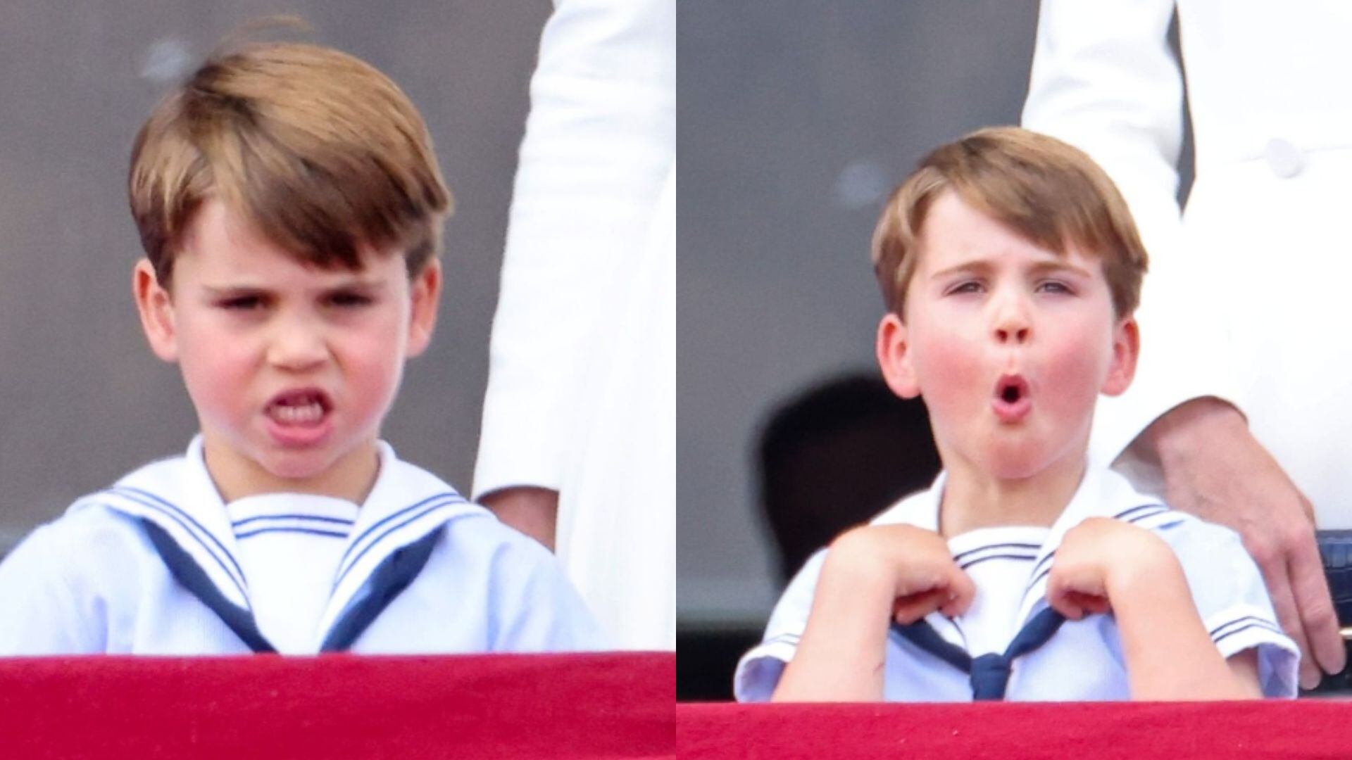 El príncipe Louis le "roba el show" a la reina Isabel II en el Jubileo y se convierte en 'meme' viral en las redes.