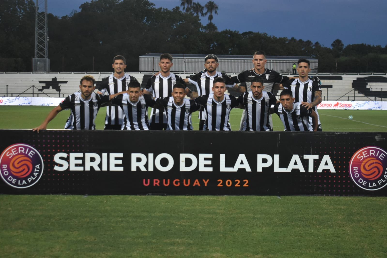 El equipo titular de Gimnasia y Esgrima que gritó campeónen Montevideo. / Gentileza: Prensa GyE.