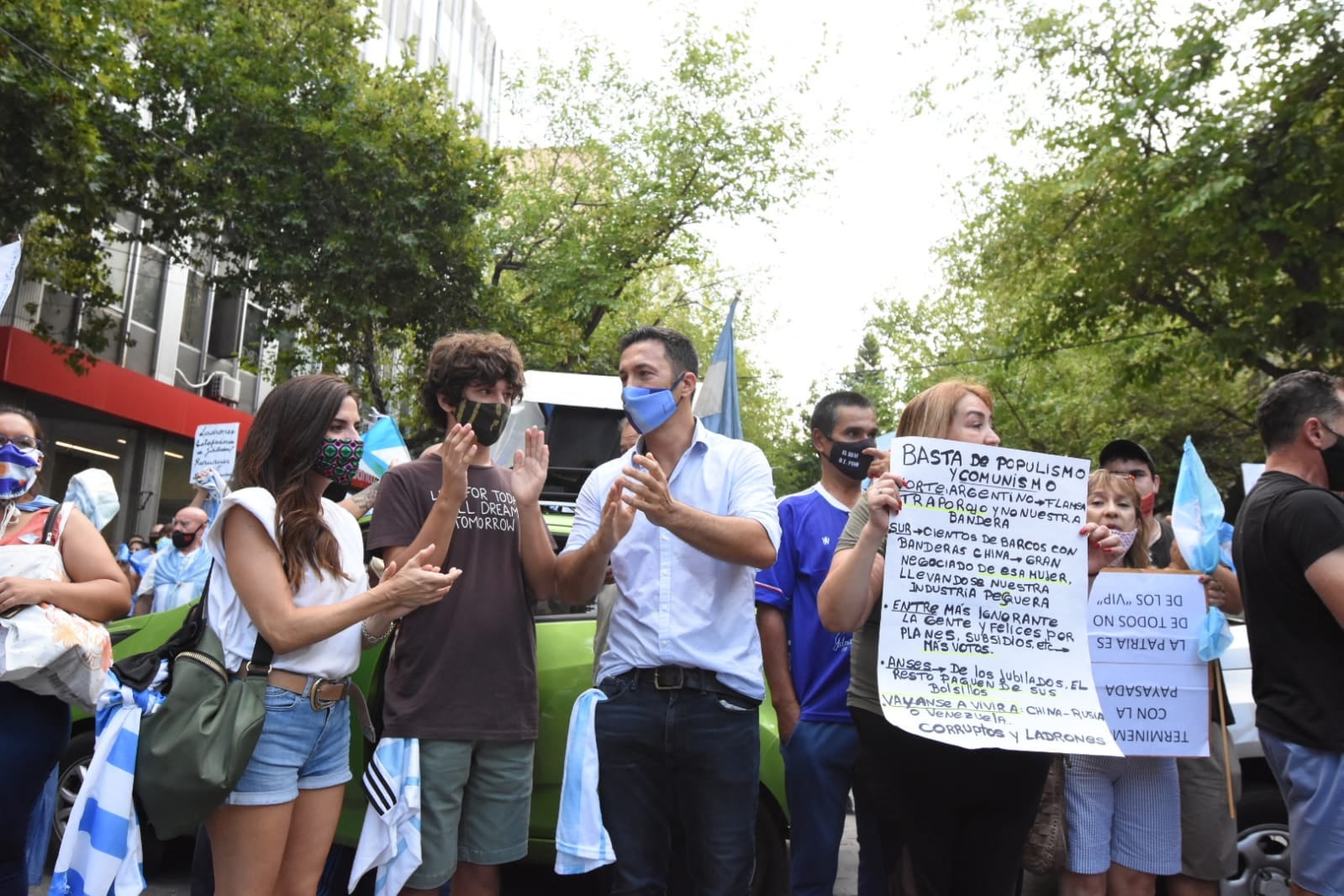 Mendoza se sumó a las protestas contra el gobierno nacional.
Luis Petri