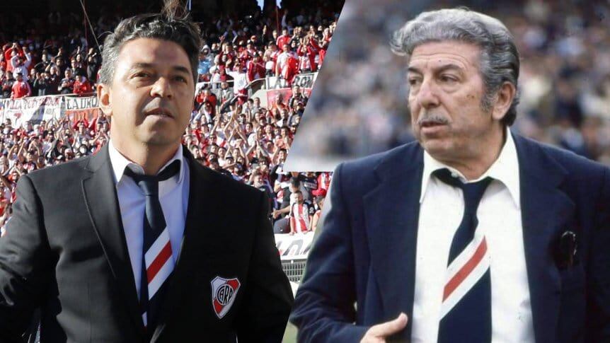 Gallardo, como Labruna. Son los ídolos máximos del hincha de River. 