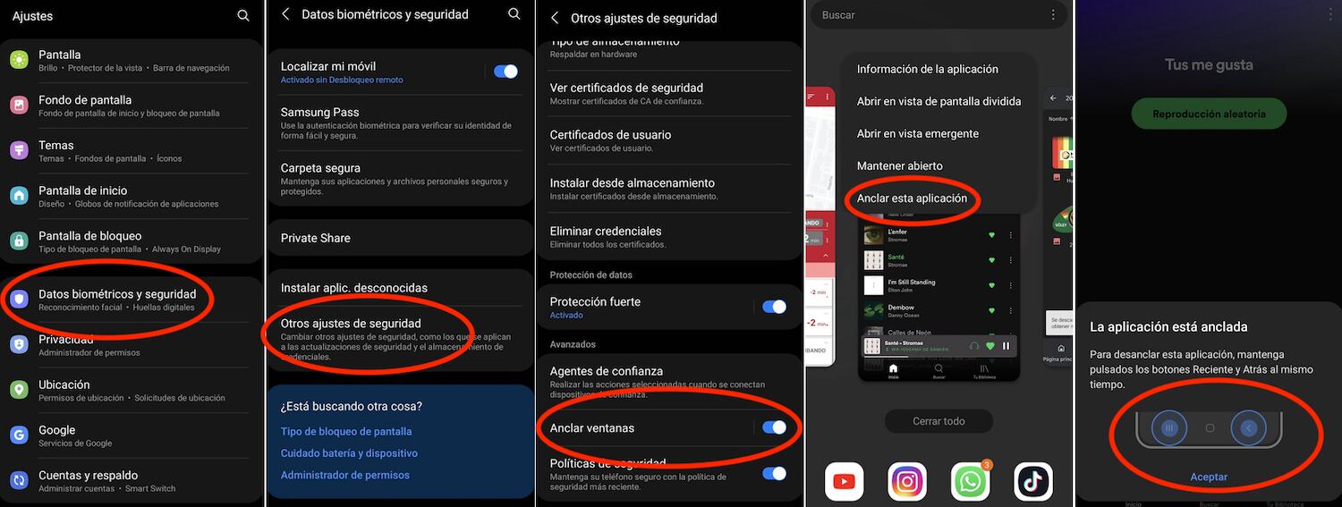 Paso a paso: cómo anclar una app en Android para poder prestarlo sin que se pueda usar nada más.