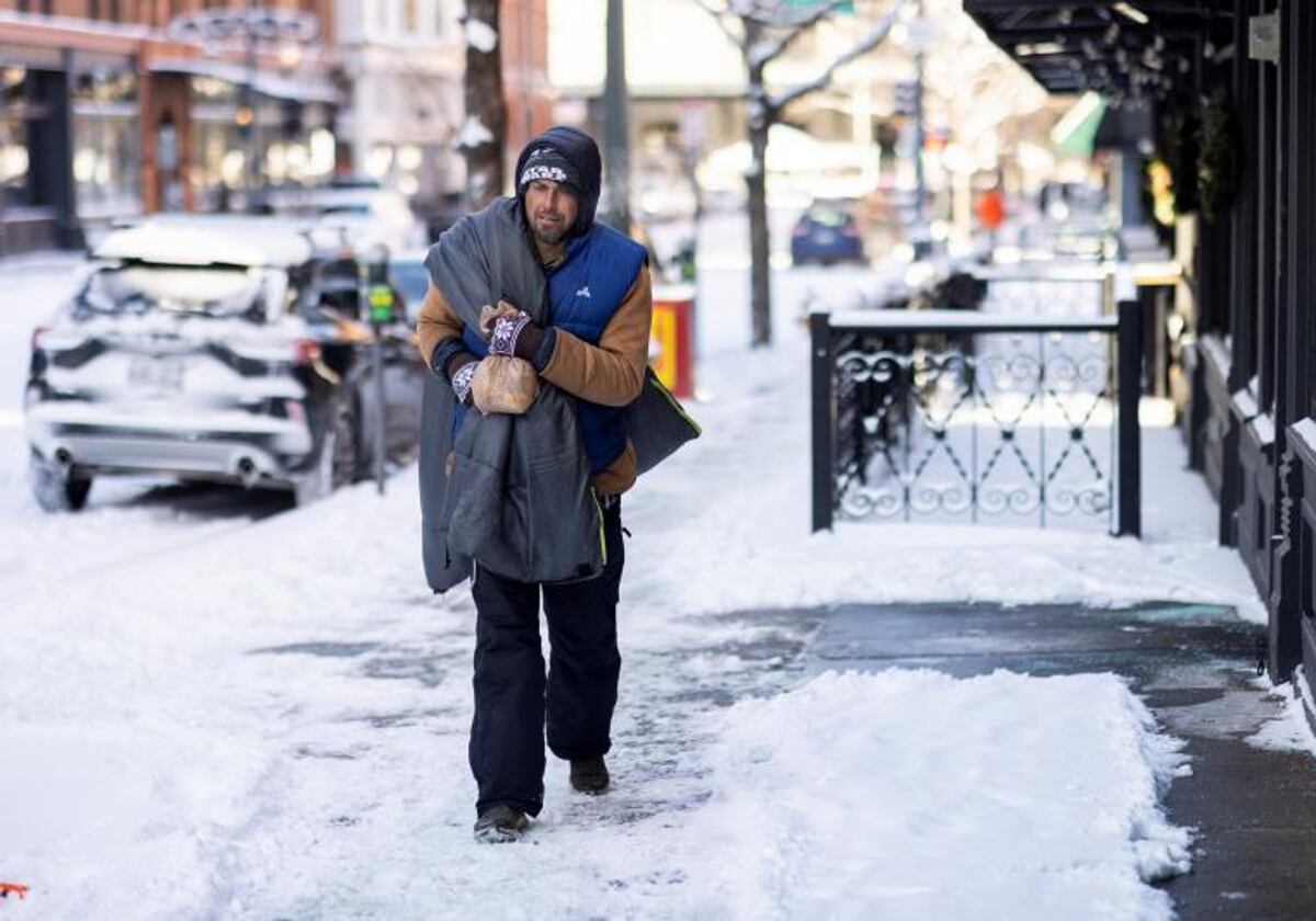 Las tormentas de nieve en Estados Unidos azotan al país.