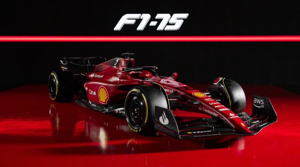 F1: Ferrari presentó el F1-75