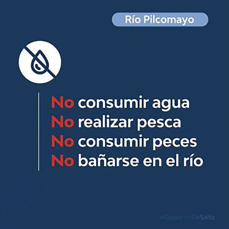 Debido a las distancias entre Potosí y el límite internacional, es posible que este incidente no afecte el cauce en territorio provincial: cabe considerar que los metales tienden a ser absorbidos en los sedimentos del río y extraídos de la fase acuosa.