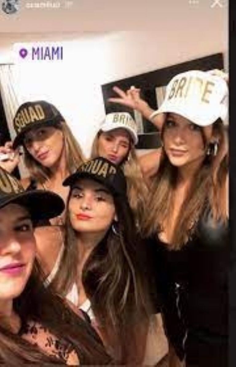 Instagram stories de la despedida de soltera de Barbie Vélez.