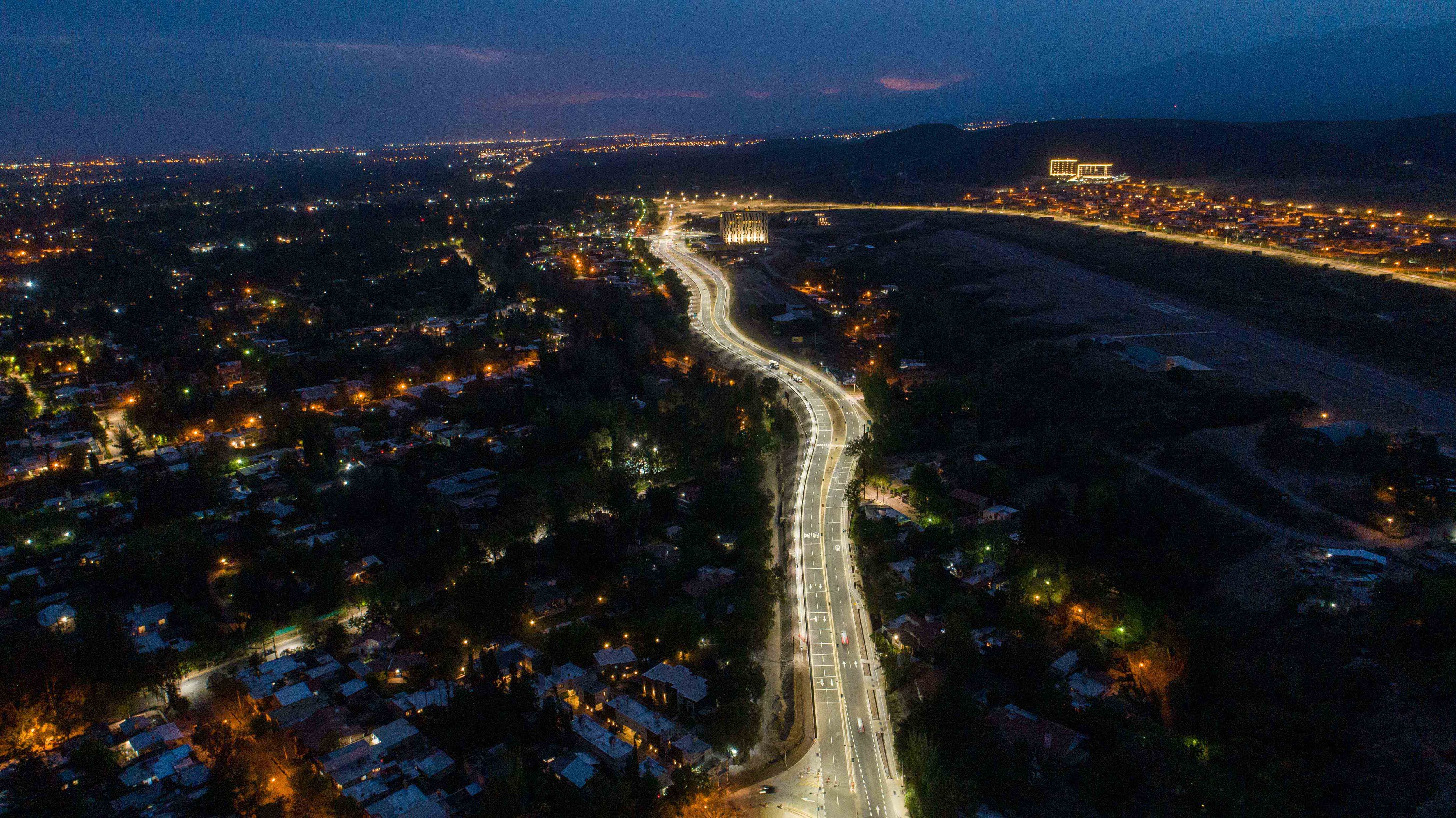 habilitó el primer tramo de la modernización de la Ruta Panamericana Foto: Gobierno de Mendoza