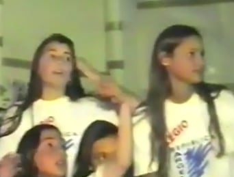 Pampita, a sus 16 años, en el colegio secundario, en La Pampa.