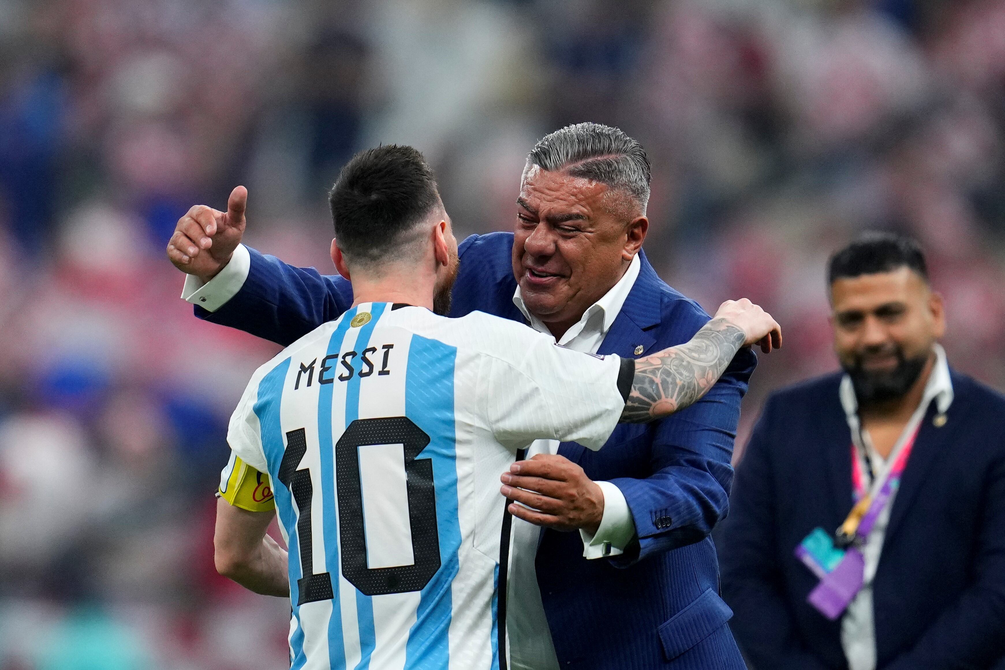 El presidente de la AFA Claudio "Chiqui" Tapia agrandó su poder con el título mundial logrado por la selección argentina en Qatar 2022. (AP)