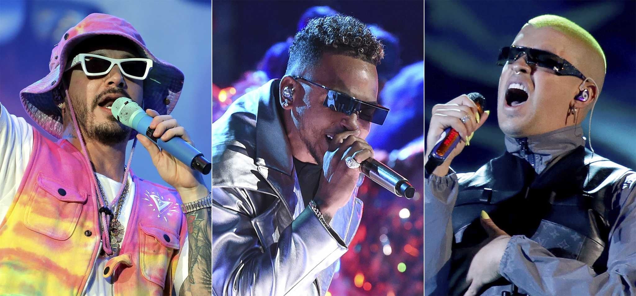 J Balvin, Ozuna y Bad Bunny, líderes en ritmos urbanos y reggaeton