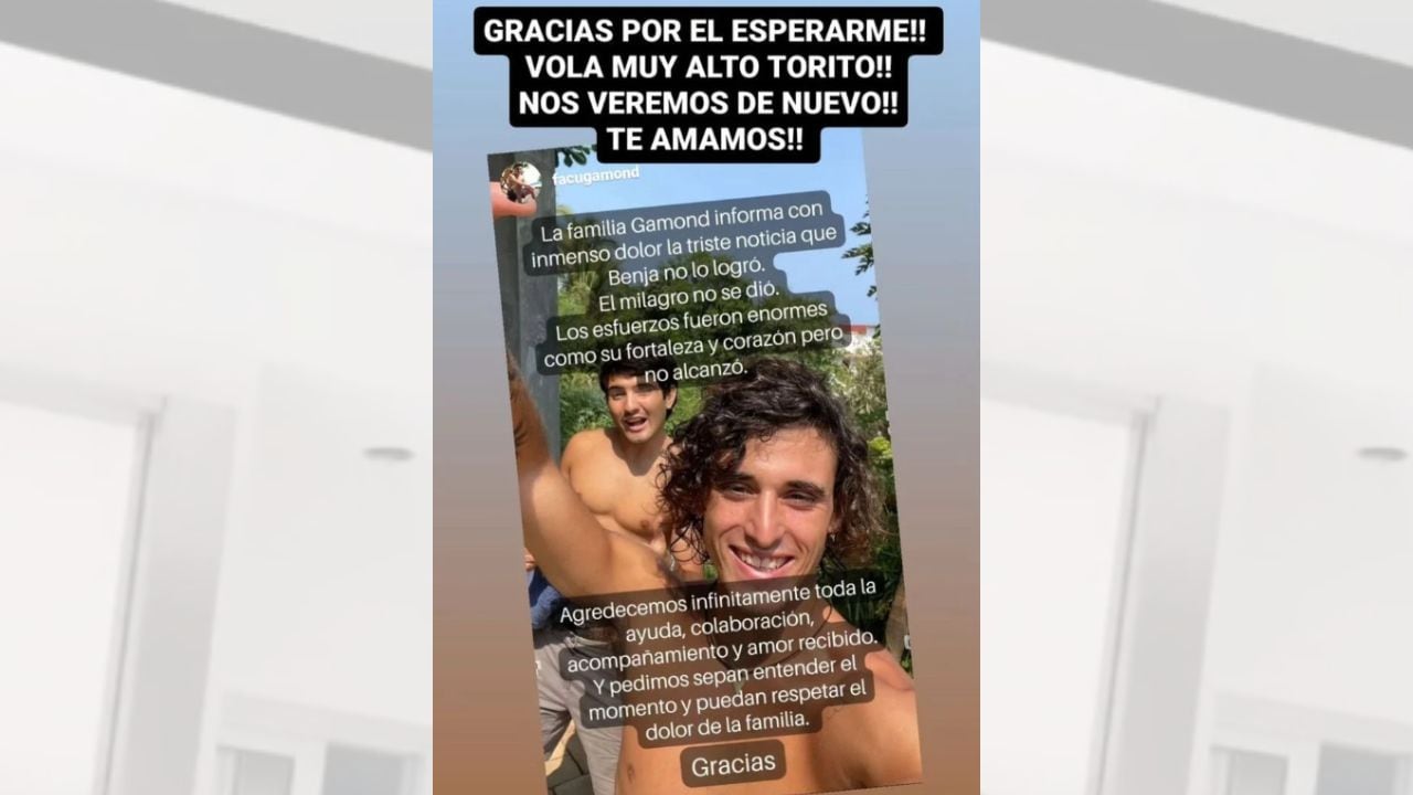 El hermano del argentino asesinado a machetazos en México publicó un emotivo mensaje: “Volá muy alto Torito”.