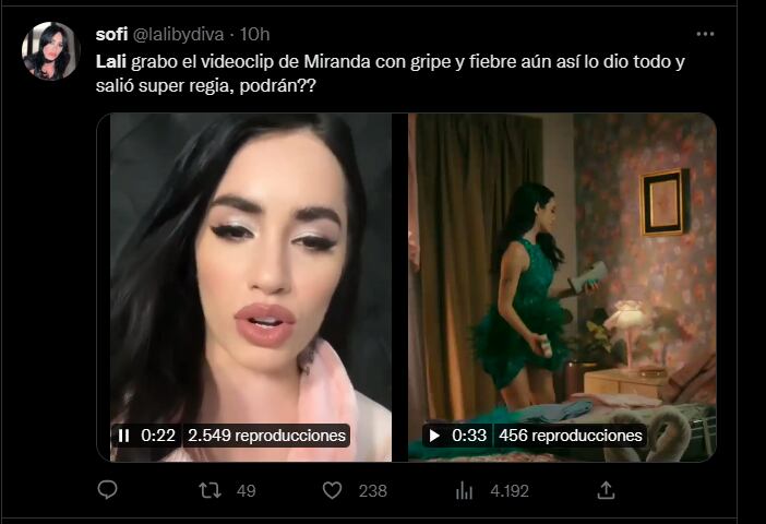 Las redes explotaron con el video de la colaboración de Lali y Miranda!