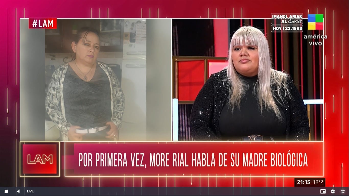 Apareció Azucena, la madre biológica de Morena Rial.