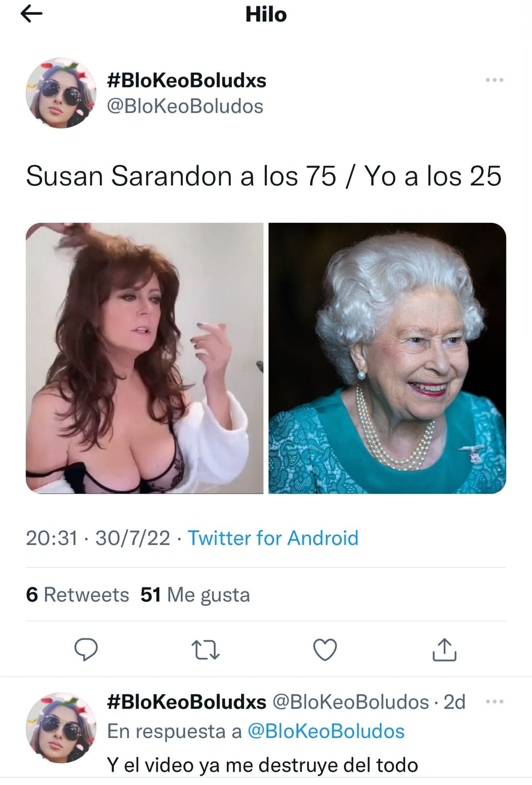 Susan Sarandon, furor en Twitter.