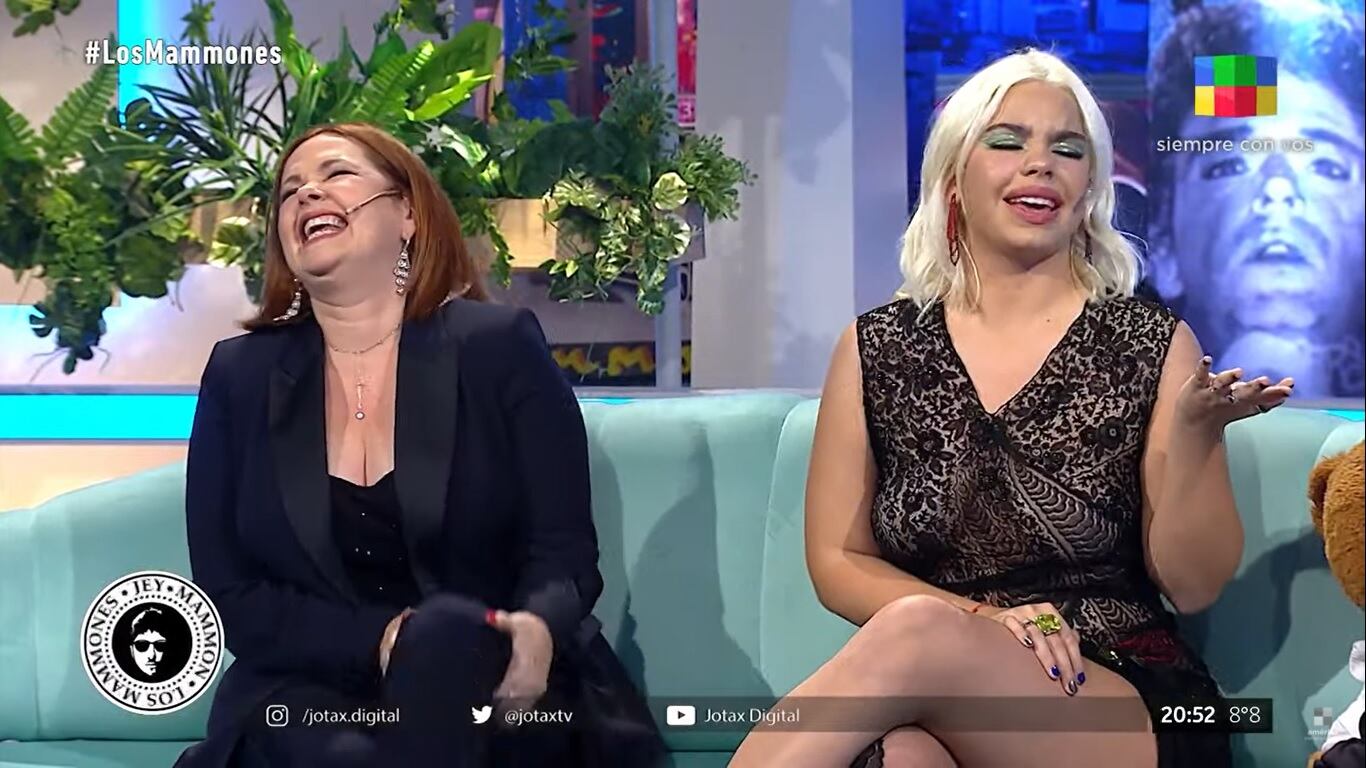 Anna Chiara y Andrea del Boca juntas en televisión