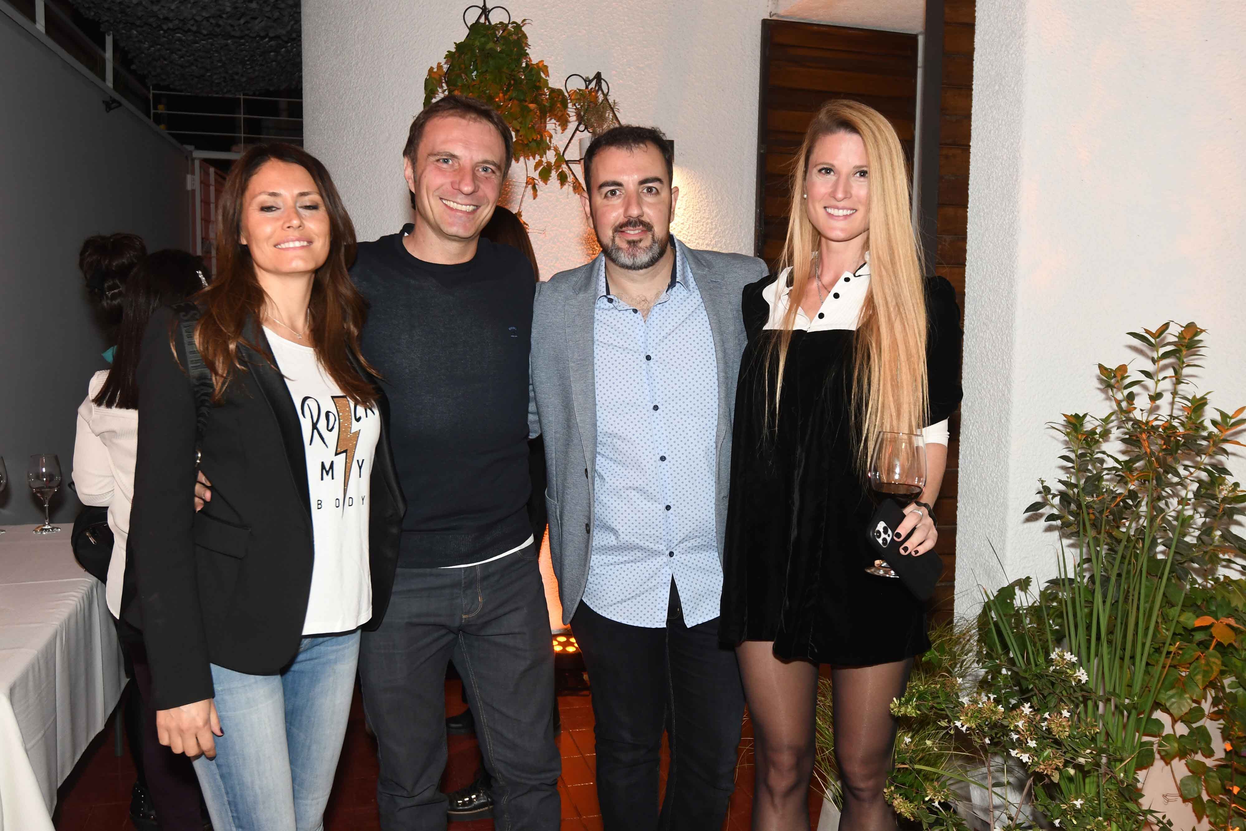 María José Ubaldini, Damián Fernández, Juan Pablo Parapuño y Vicky Dion.
