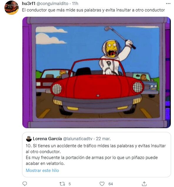 Reacciones en Twitter al hilo de la argentina que vive en España y habla de la inseguridad (Twitter)