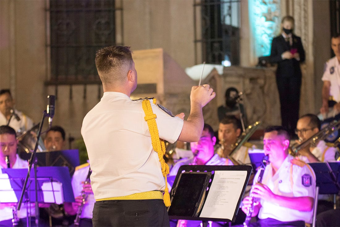 Banda de Música de la Policía de Mendoza. Prensa Gobierno de Mendoza