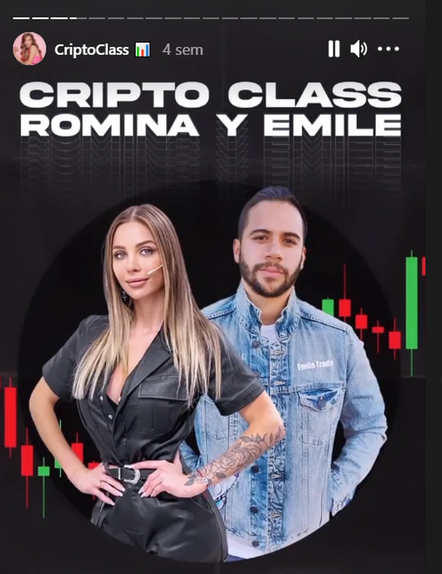 El curso sobre criptomonedas del que participó Romina Malaspina.