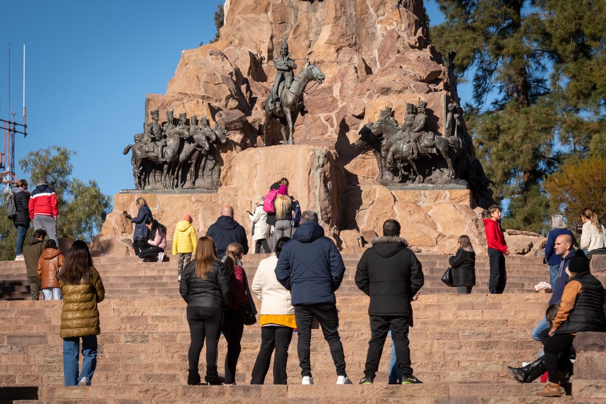 Cerro de la Gloria, Mendoza - Foto: Ignacio Blanco / Los Andes