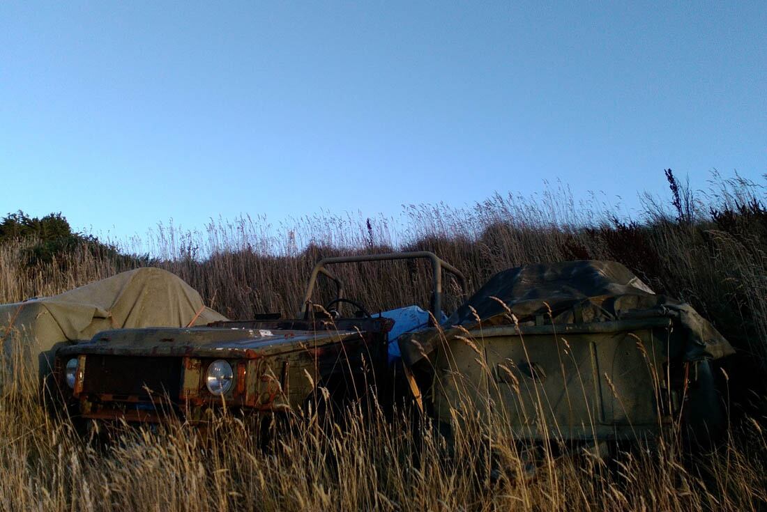 Puerto Argentino, rezagos del ejercito. (La Voz)