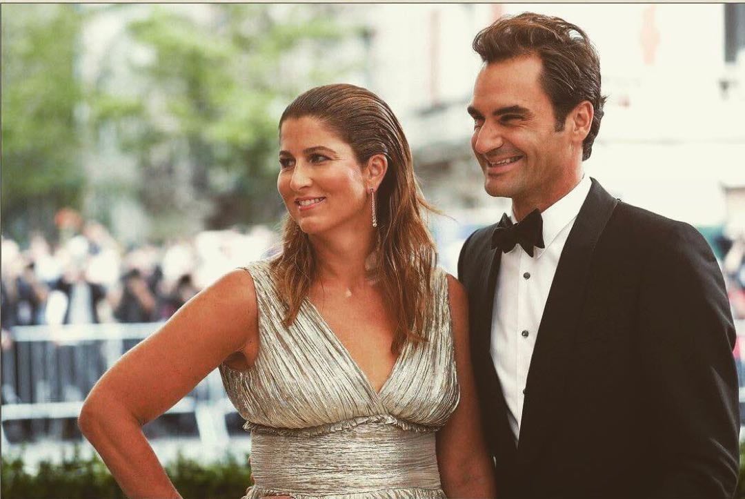 Roger Federer y su esposa Mirka Vavrinec