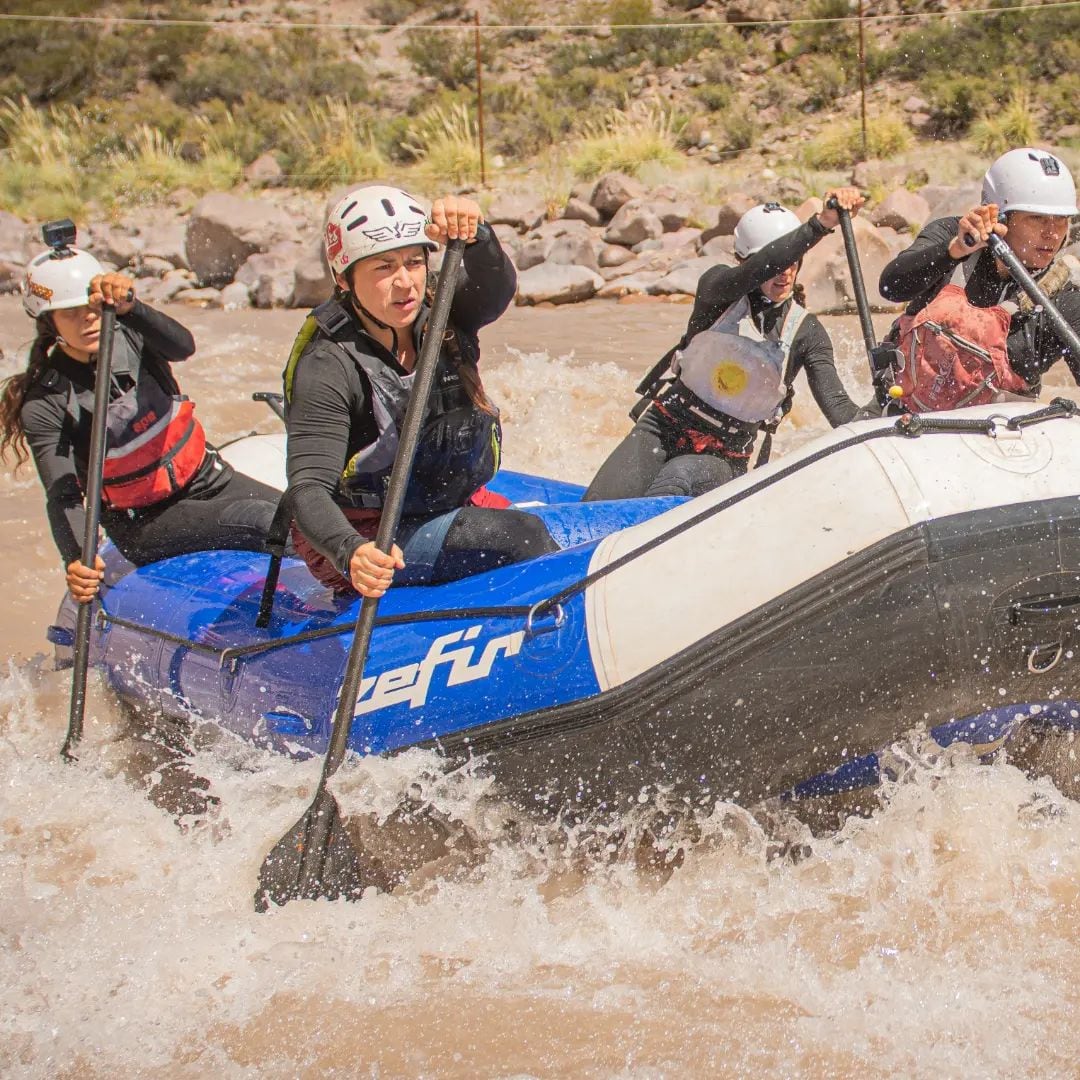 Mandala Rafting, equipo de mendocinas que representarán a la Argentina en el Open Femenino.