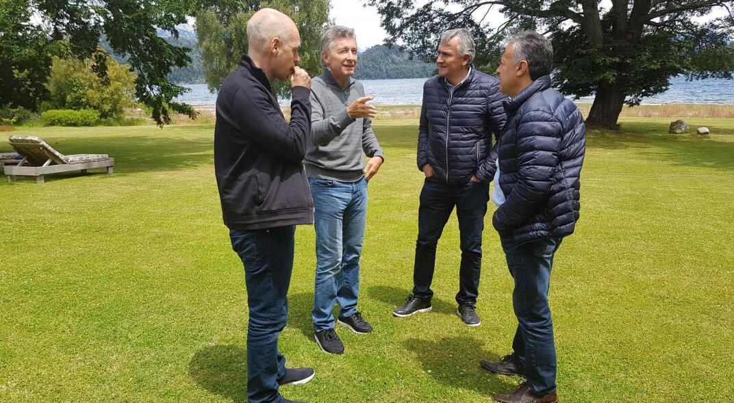 Rodríguez Larreta, Macri, Morales y Cornejo en una foto de archivo (Presidencia)