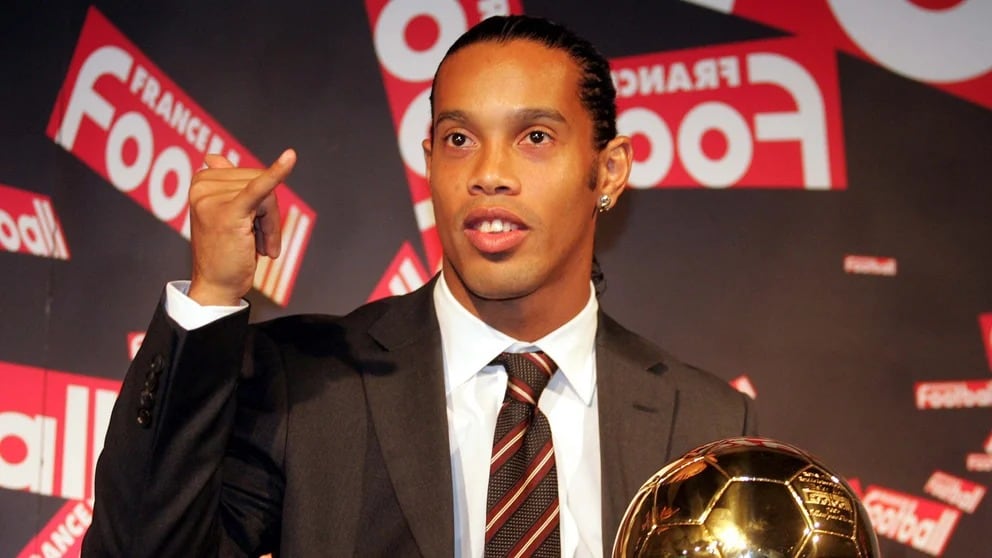 Ronaldinho ganó el Balón de Oro en 2005.