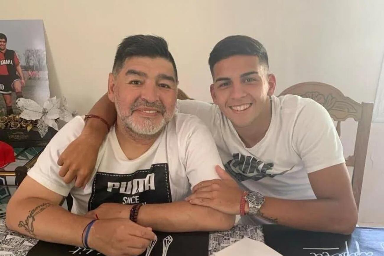 Hernán López Muñoz es el sobrino nieto de Diego Maradona